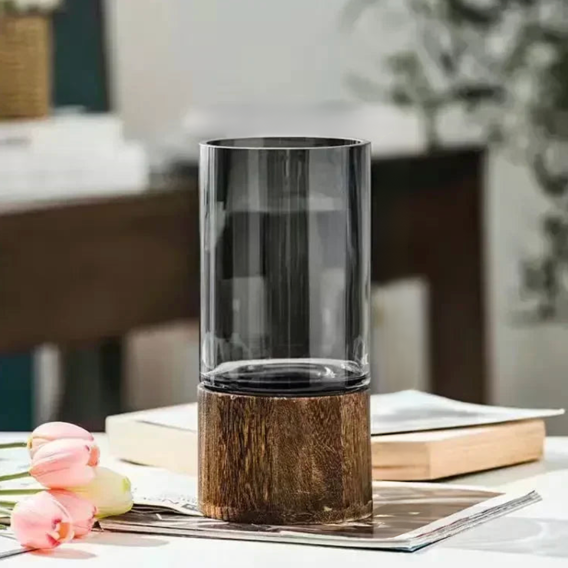 Glass Garden Vase