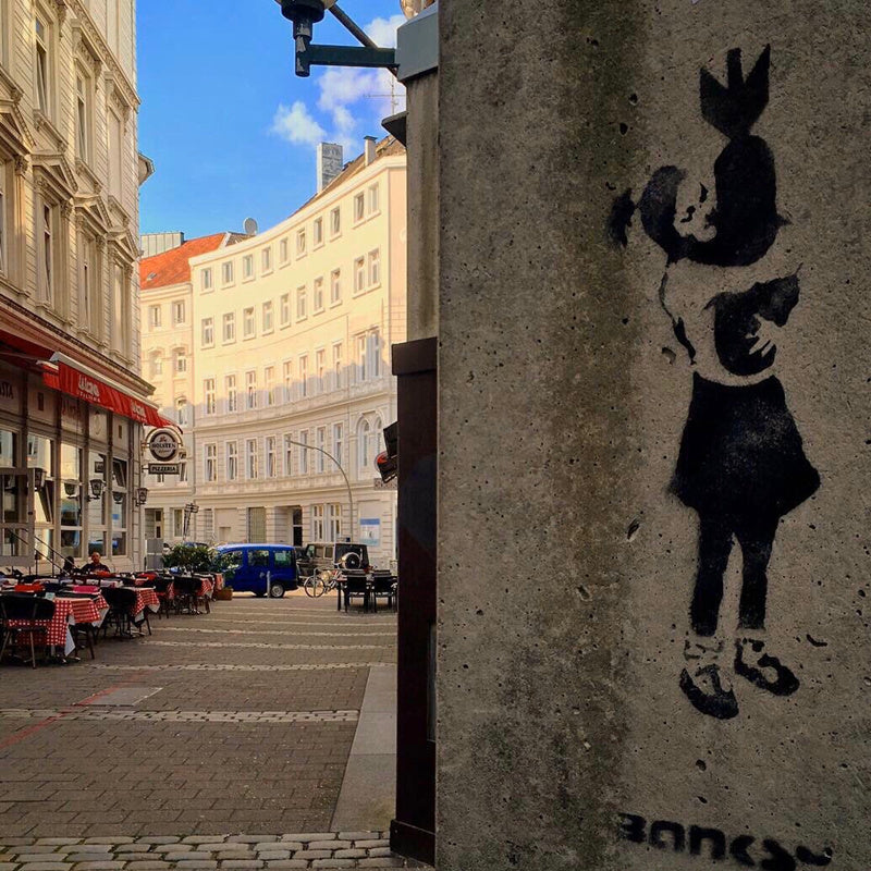 Contemporary Sculpture <br> Bomb Love Statue by Banksy