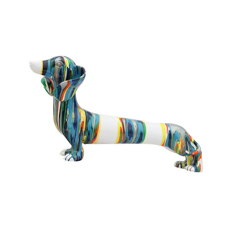 Colorful Dog Statue <br/> Dachshund
