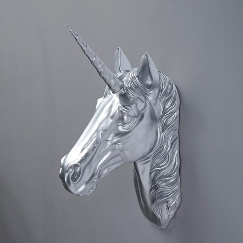Unicorn Wall Sculpture <br/> Contemporary Wall Statue