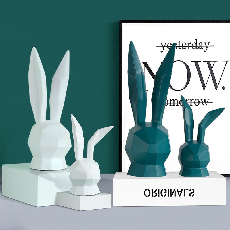 Origami Rabbit Statuette