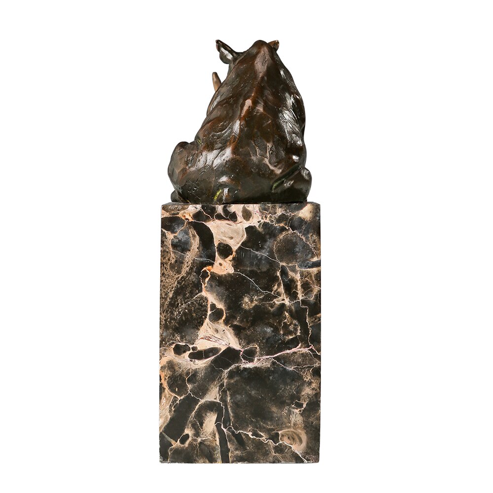 Bronze Rhinoceros 21 cm