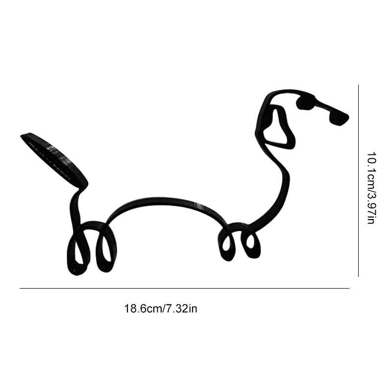 Wrought Iron Dog Miniature