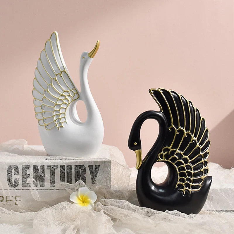 Swan Figurine 22 cm