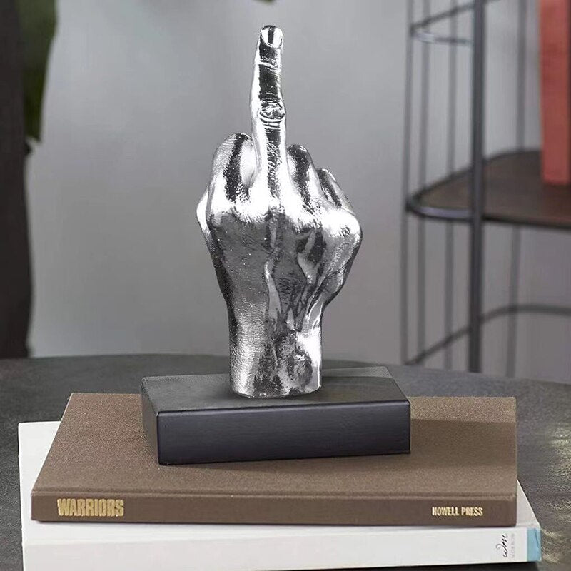 Contemporary Sculpture <br> Middle Finger Statue