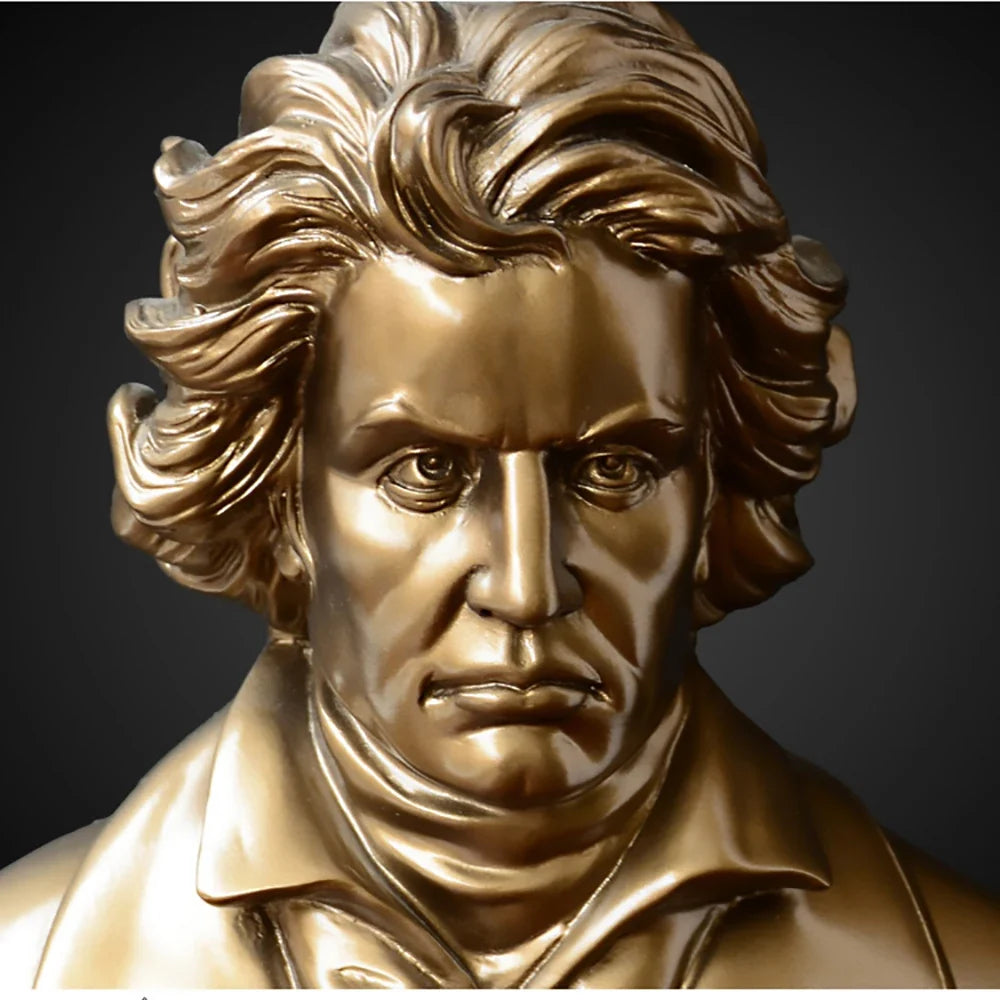 Gold Beethoven Bust 30 cm