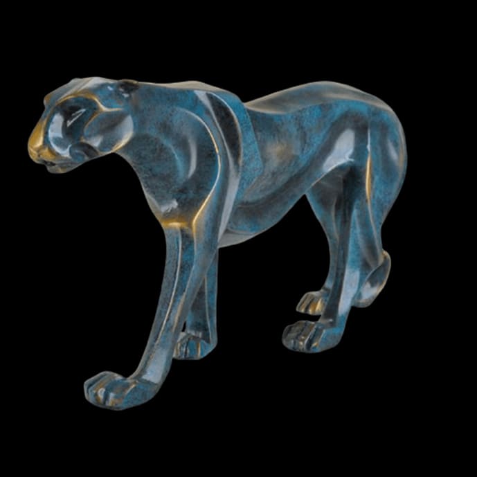 Resin Panther Statue <br/> Deluxe