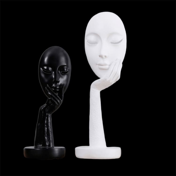 Contemporary Sculpture <br/> Pensive Woman Face