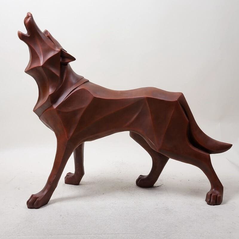 Wolf Statue <br/> Origami