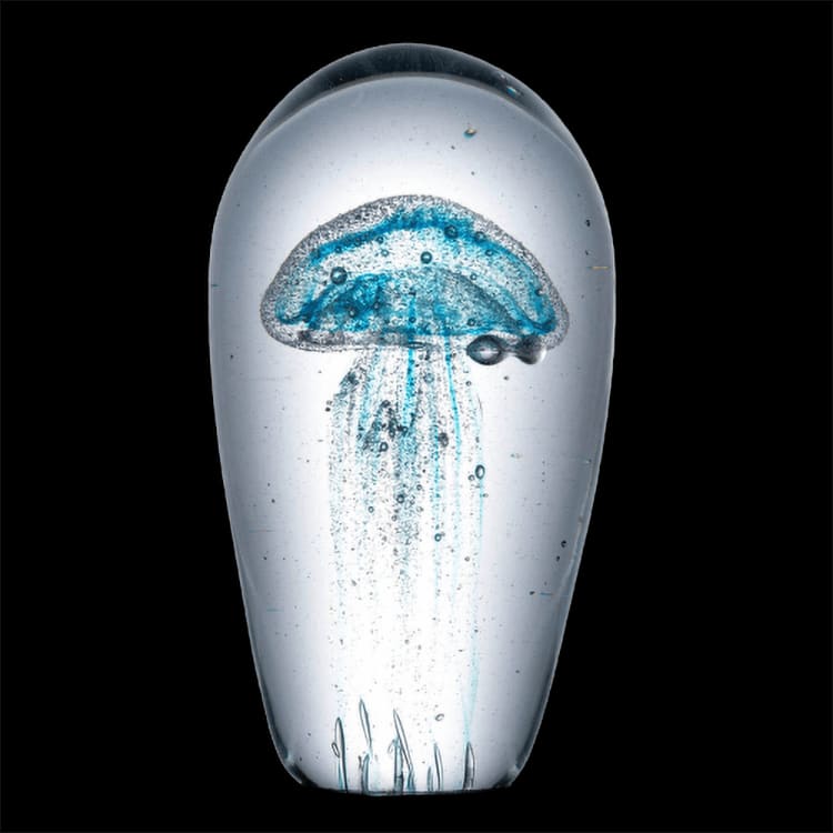 Modern Sculpture <br/> Glass Jellyfish