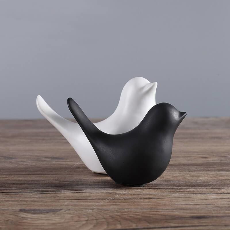 Bird Statue <br/> Ceramic (Duo)
