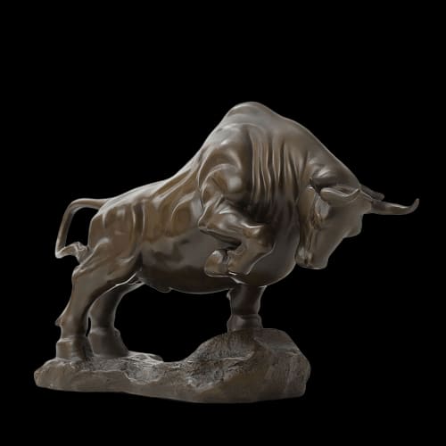 Bronze Bull Statue <br/> Deluxe