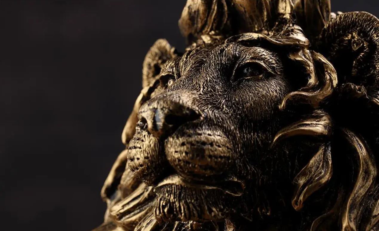 Lion Bust Statue 41 cm