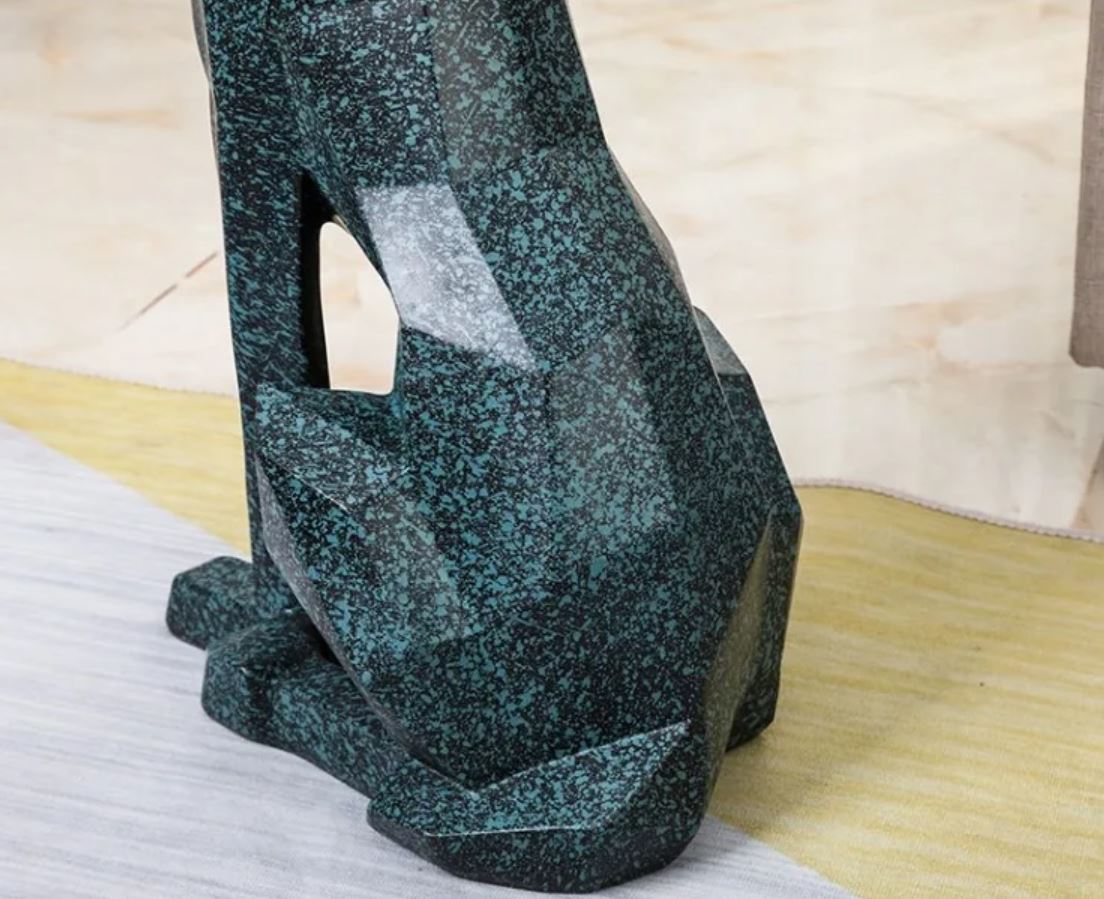 Seated Doberman Side Table Statue 102 cm