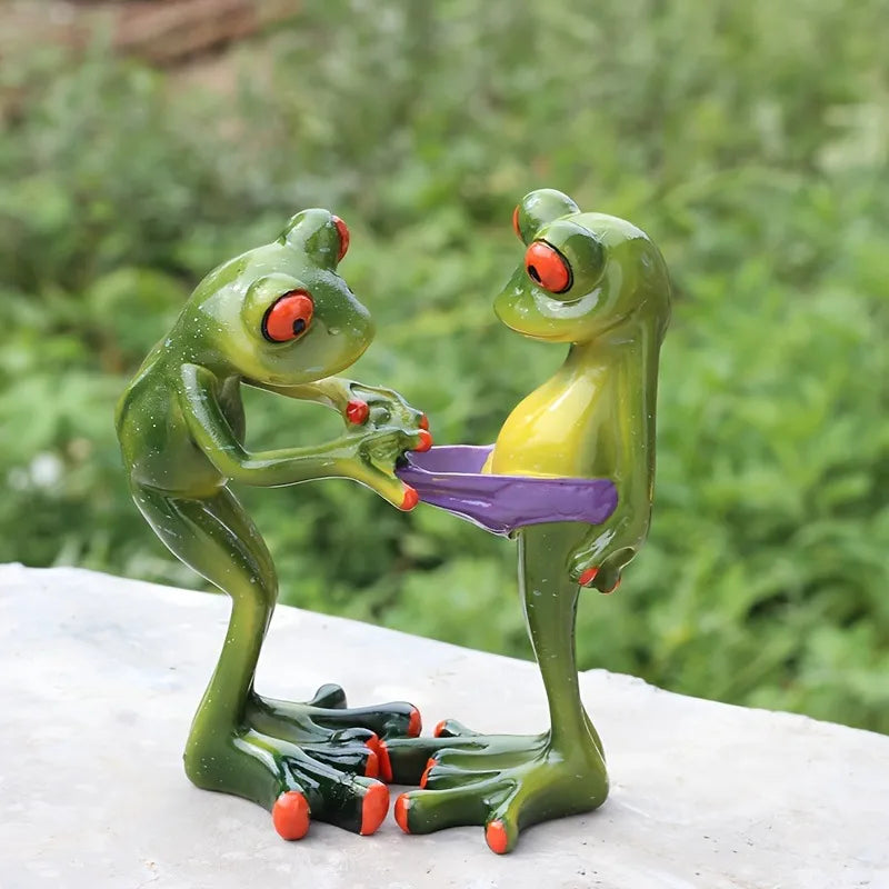 Croak ‘n’ Roll Frog Sculpture