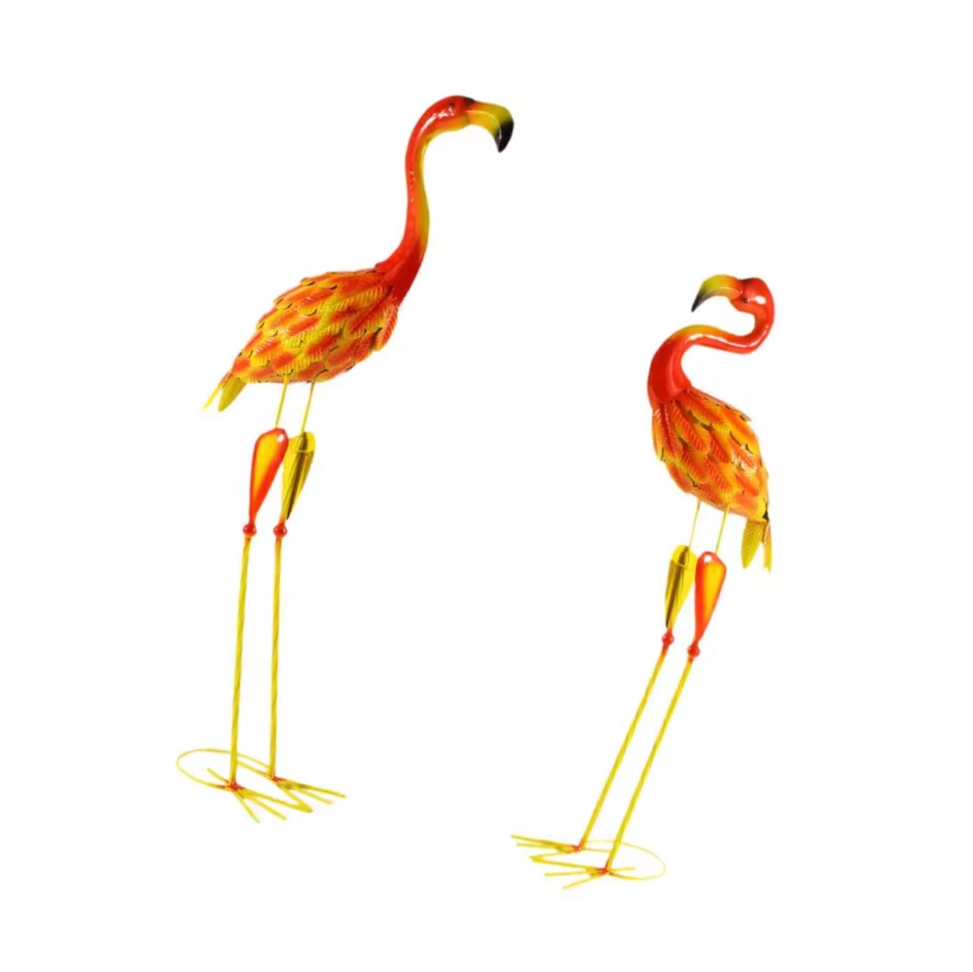 Pink Flamingo Statues for Outdoor/Garden - (Set of 2) - 70 cm