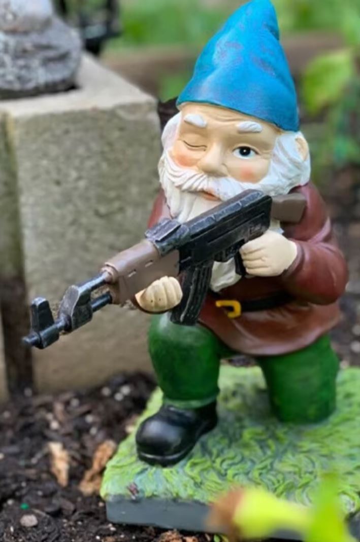 Army Garden Gnome Statue 11 cm