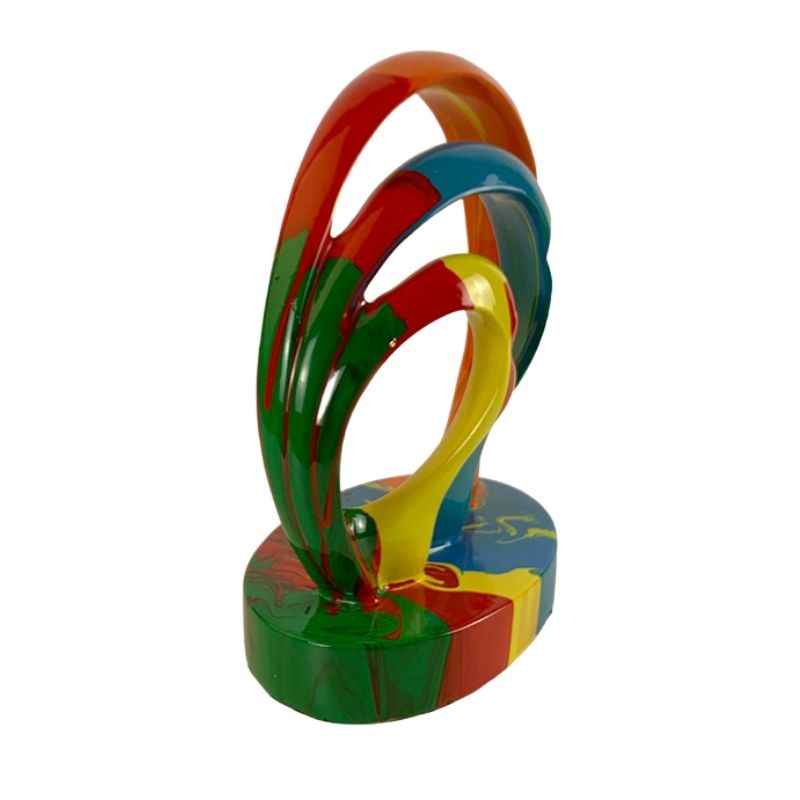 Contemporary Sculpture <br/> Colorful Design Statue