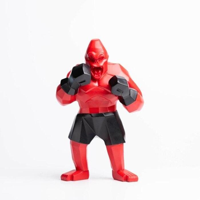 Origami Gorilla Statue <br/> Boxer 25 cm