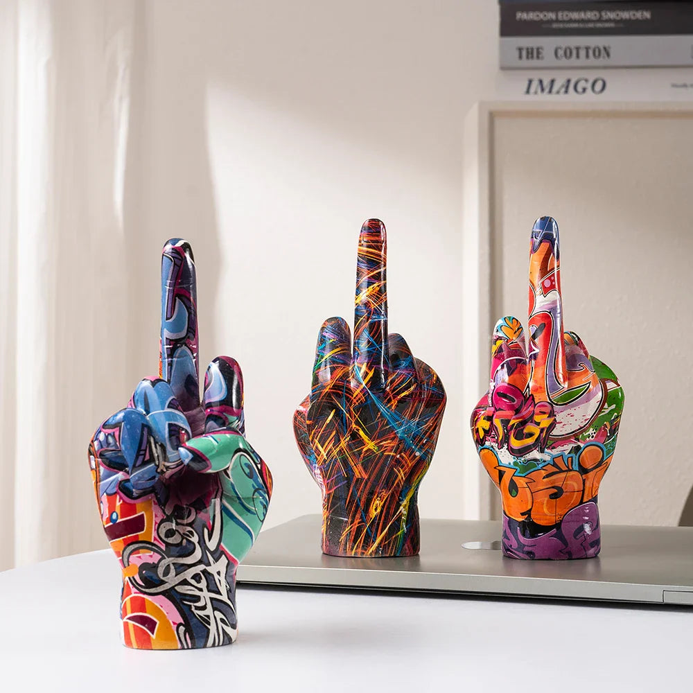 Zero Flocks™ Middle Finger Sculpture