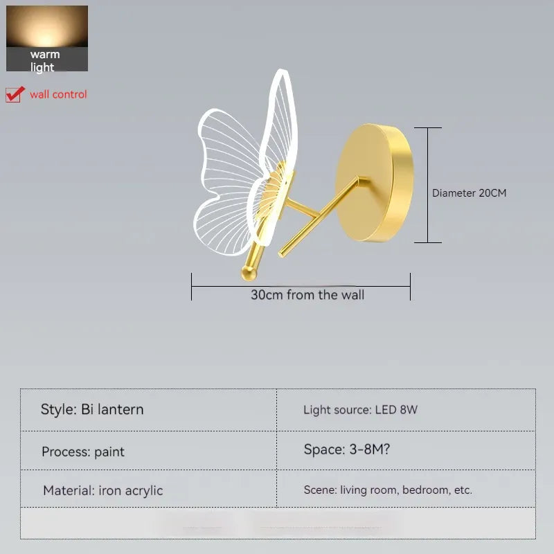 Nordic Butterfly LED Table Lamp