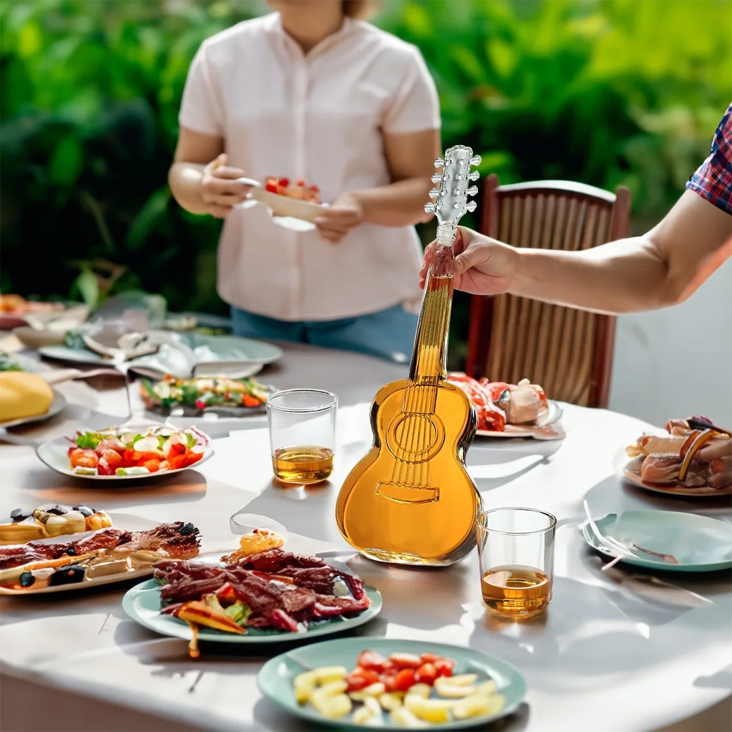 Rock ’n Pour Guitar Decanter Set