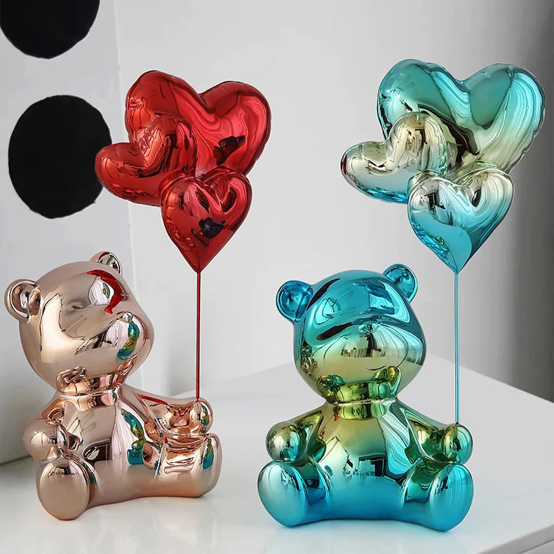 Metallic Balloon Bear