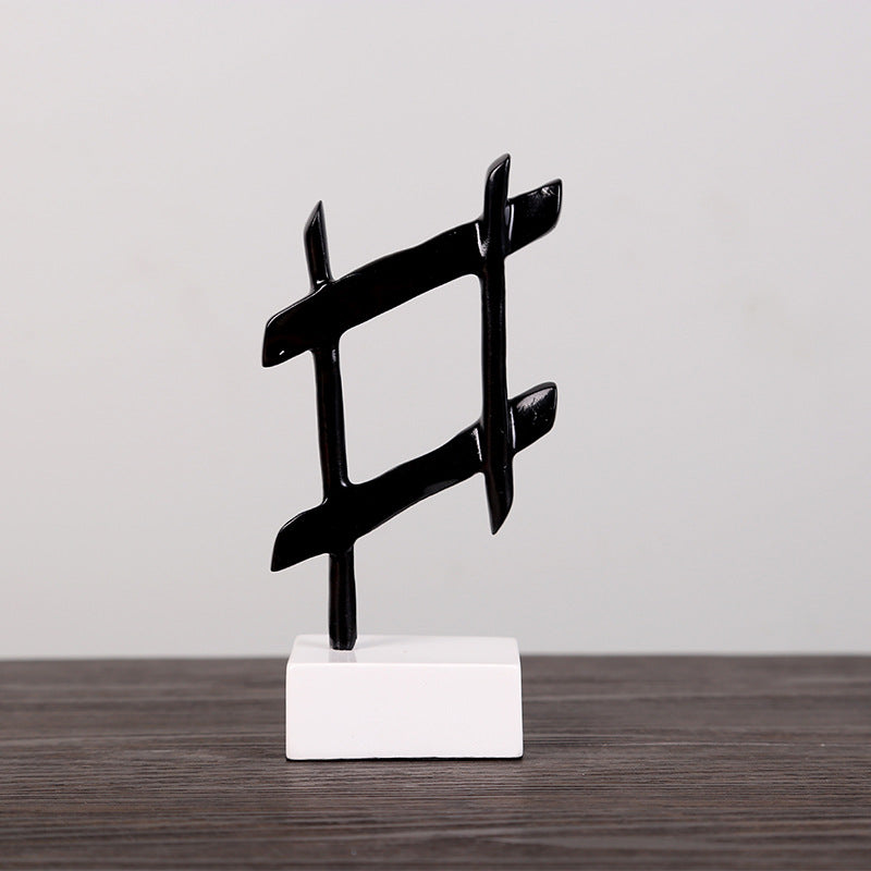 Contemporary Sculpture <br/> Design Music Note