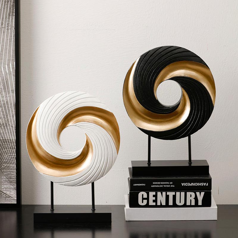 Black Modern Sculpture <br/> Design Ring