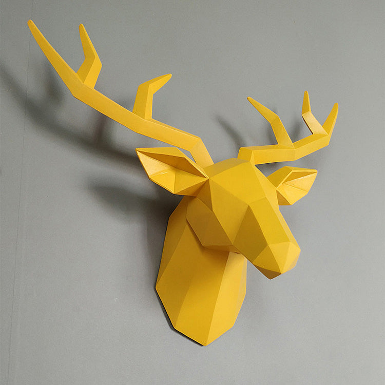 Deer Wall Sculpture <br/> Origami Wall Decor