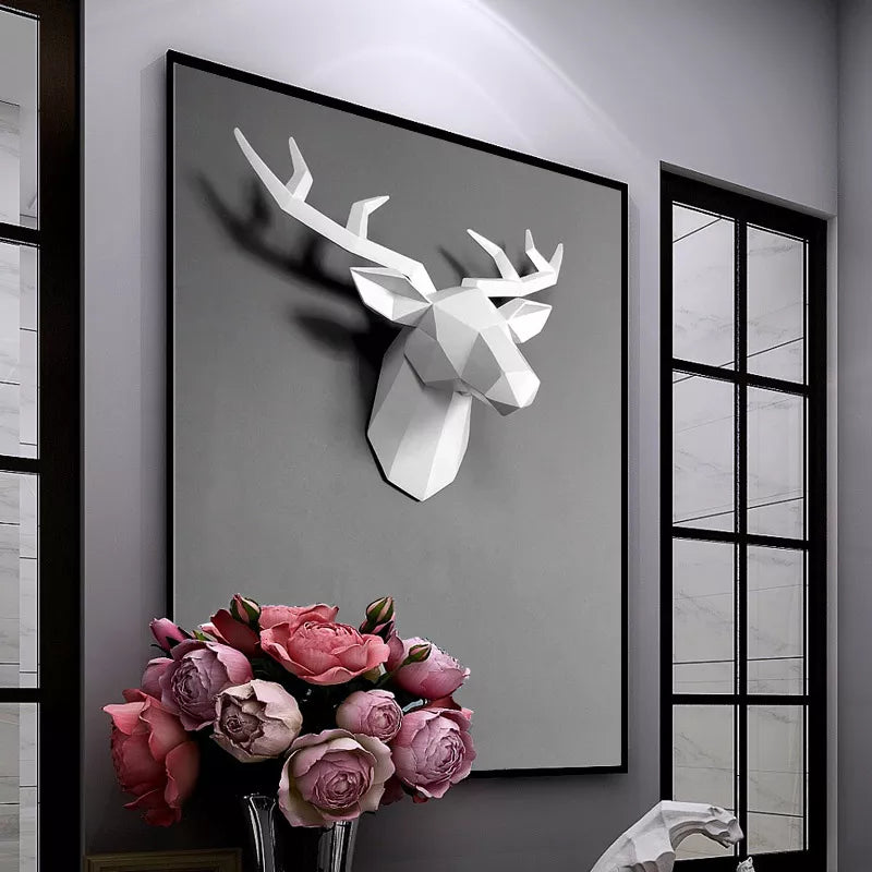 Deer Wall Sculpture <br/> Origami Wall Decor