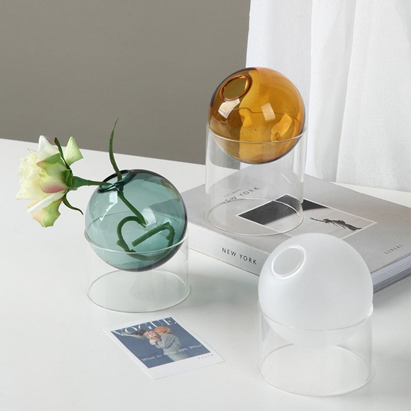 Spherical Glass Vase