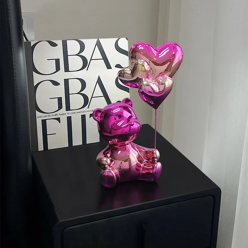 Metallic Balloon Bear
