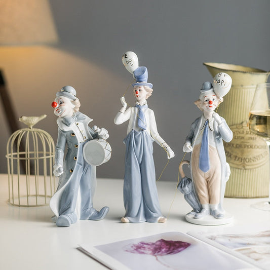 Circus Clown Figurines