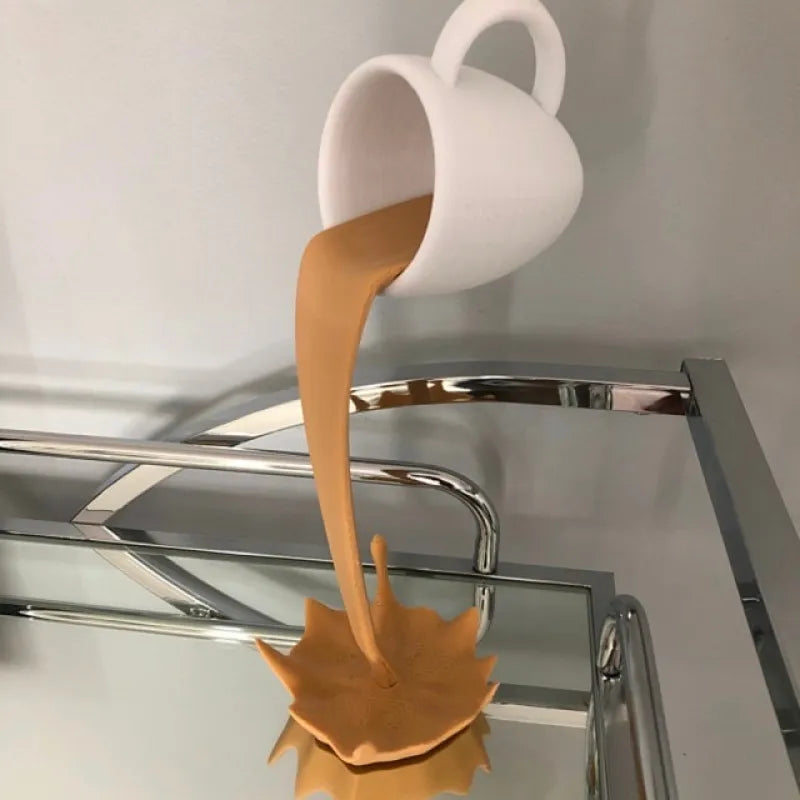 Perky Splash Coffee Sculpture