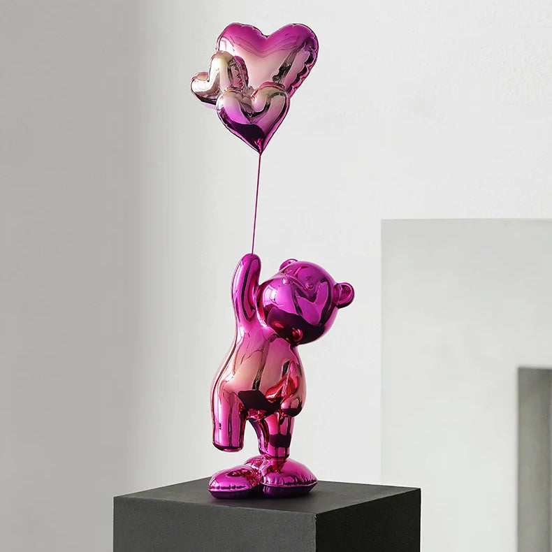 Metallic Balloon Bear