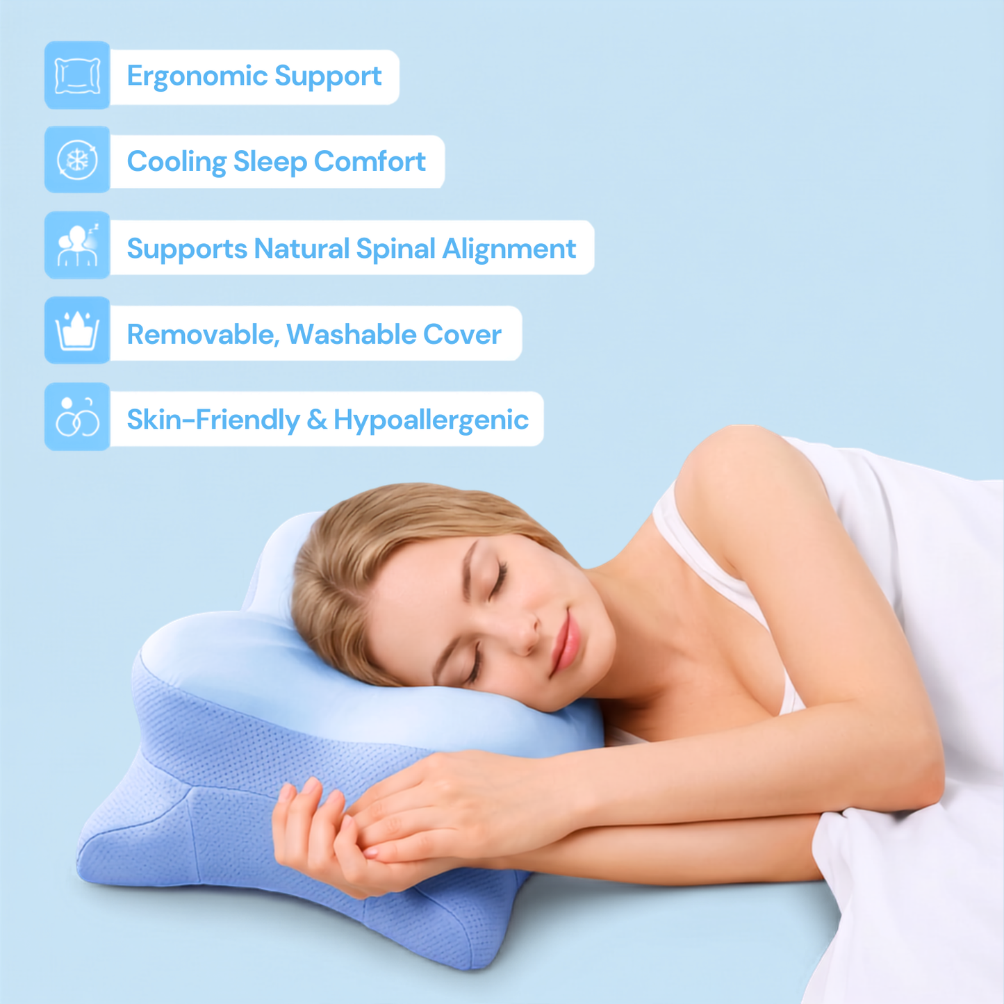TopyQ™ Recovery Ergo Pillow