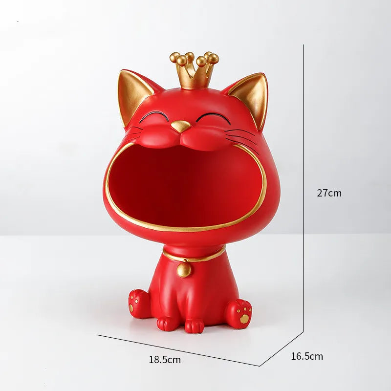 Lucky Cat Storage Bin