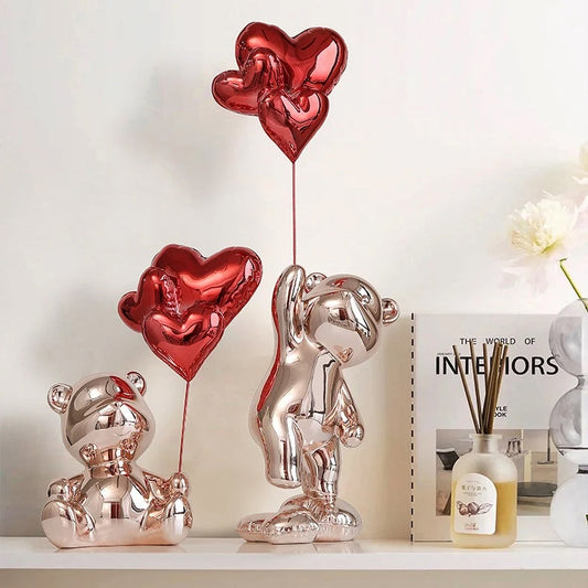 Metallic Balloon Bear