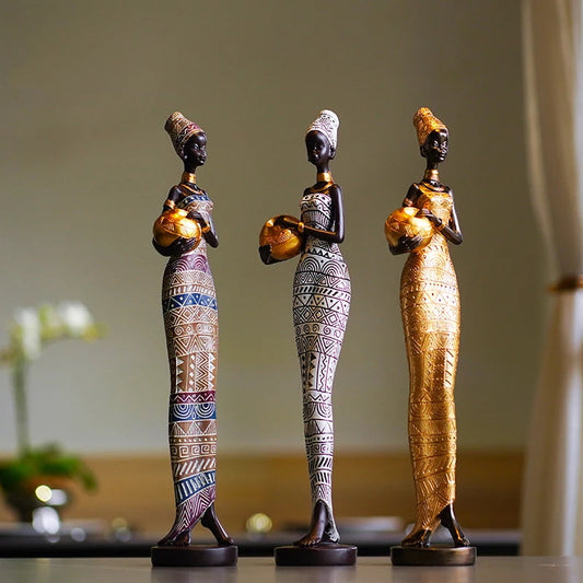 Retro African Statue