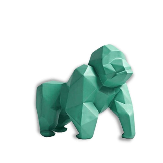 Origami Gorilla Statue, Resin, 22 cm