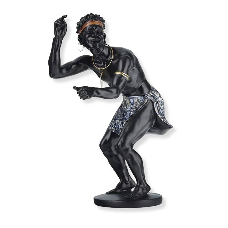 African Warrior <br> Statuette 30 cm