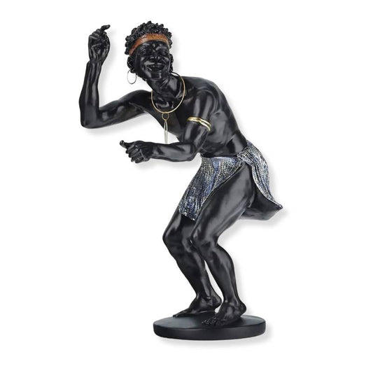African Warrior <br> Statuette 30 cm