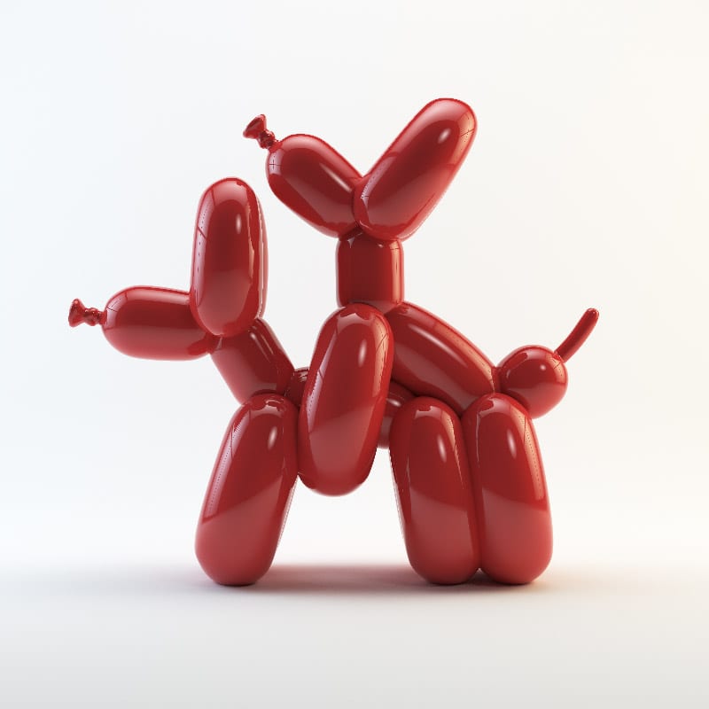 PopPup™ Balloon Dog Sculpture