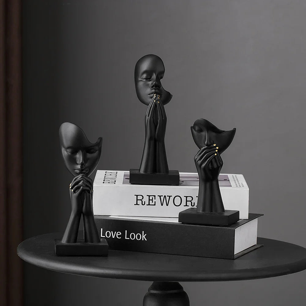 Abstract Bookshelf Prayer