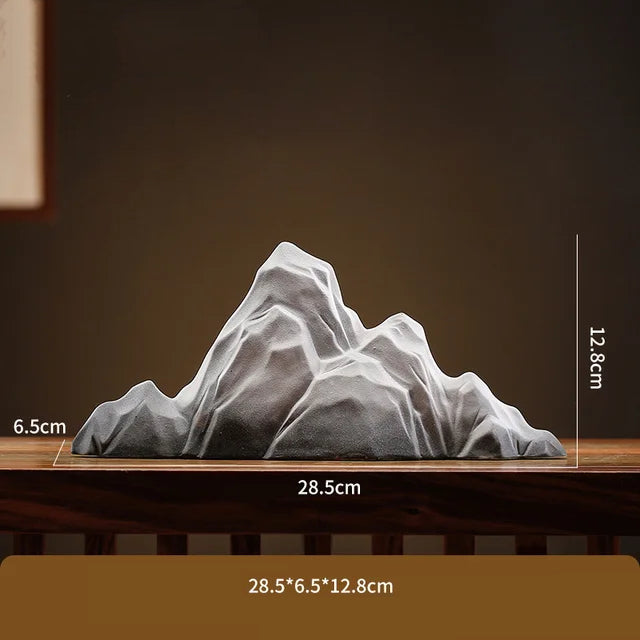 3D Oriental Mountain Decor