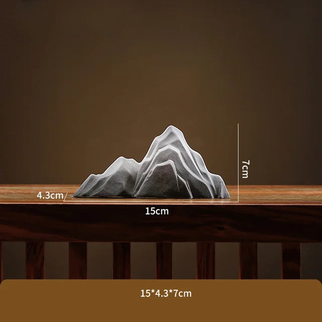 3D Oriental Mountain Decor