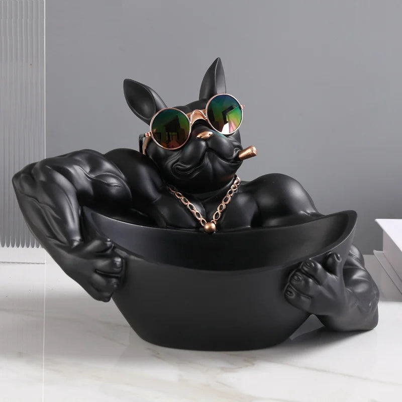 Masculine French Bulldog Tray