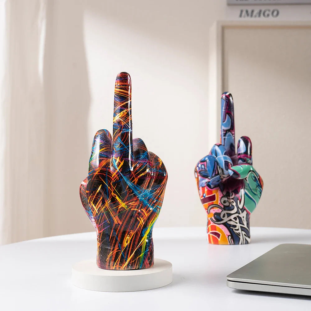 Zero Flocks™ Middle Finger Sculpture