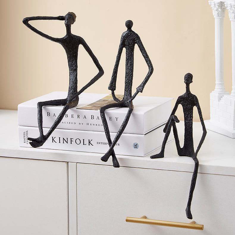 Metal Abstract Figurines